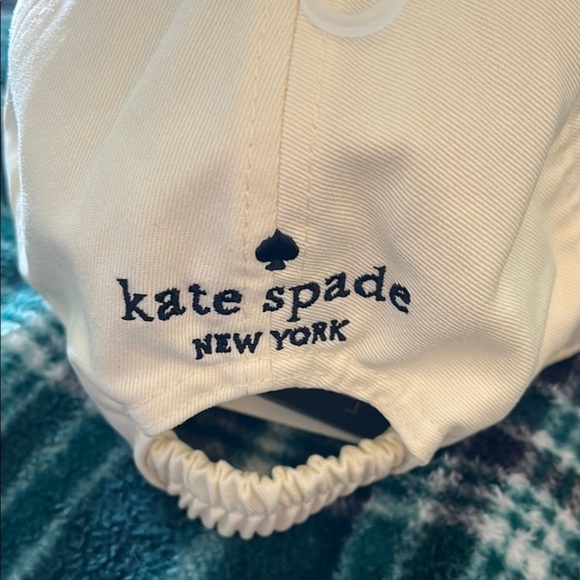 Kate Spade Cream Cap with Navy Logo main image 5